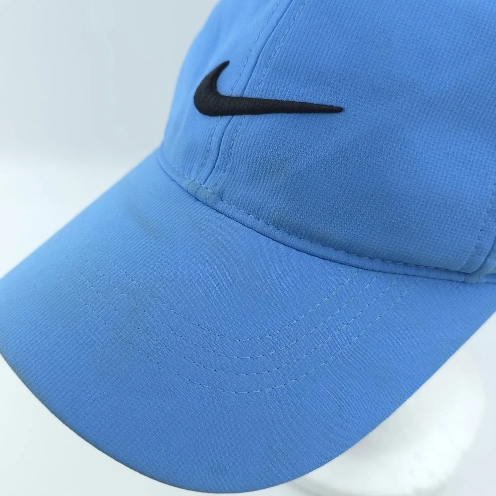 Nike Golf Baseball Cap Unisex OSFM Blue Swoosh Dri-FIT Adjustable 727042-448